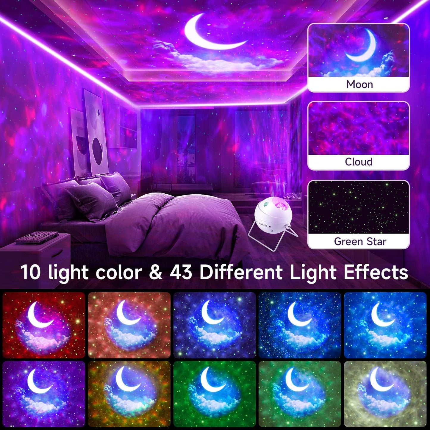 Galaxy Starlight Projector 