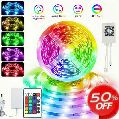 Multi-Color Waterproof RGB Color Changing LED Light Strip 