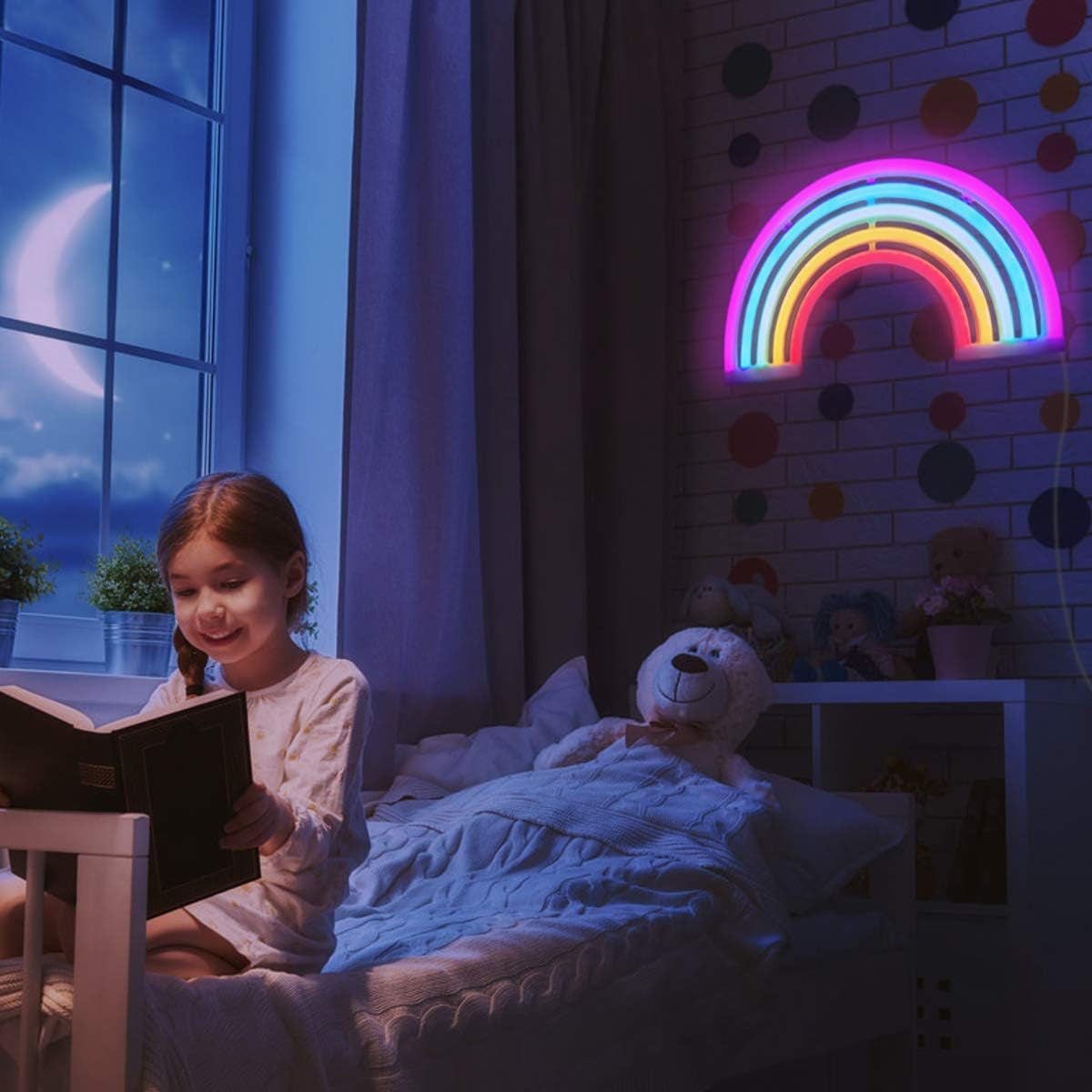 Cute Led Rainbow Neon Signs 