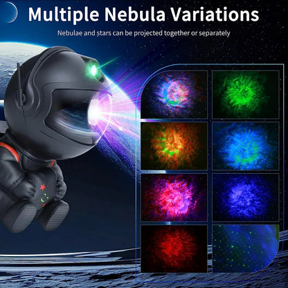 Star Projector Galaxy Night Light - Astronaut Nebula 