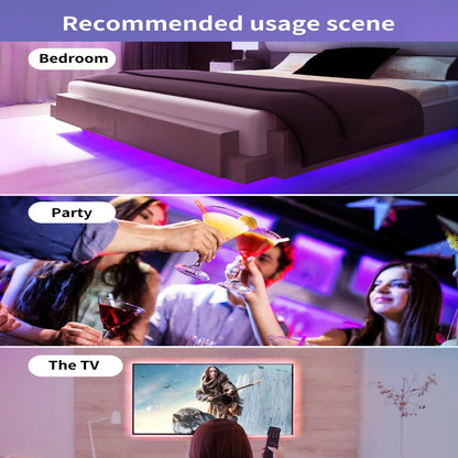 Multi-Color Waterproof RGB Color Changing LED Light Strip 