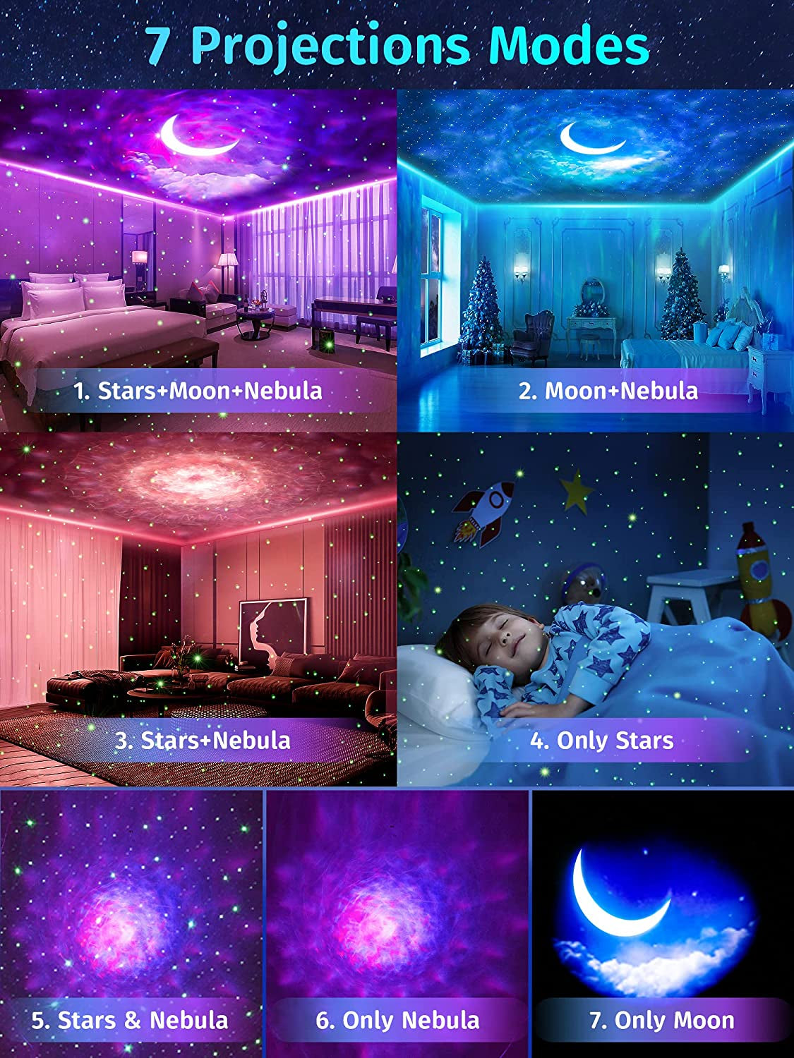 Galaxy Starlight Projector 