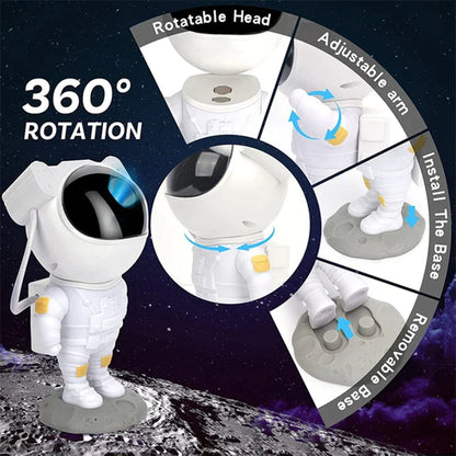 Astronaut Projector Galaxy Starry Sky Night Light Ocean Star LED Lamp 