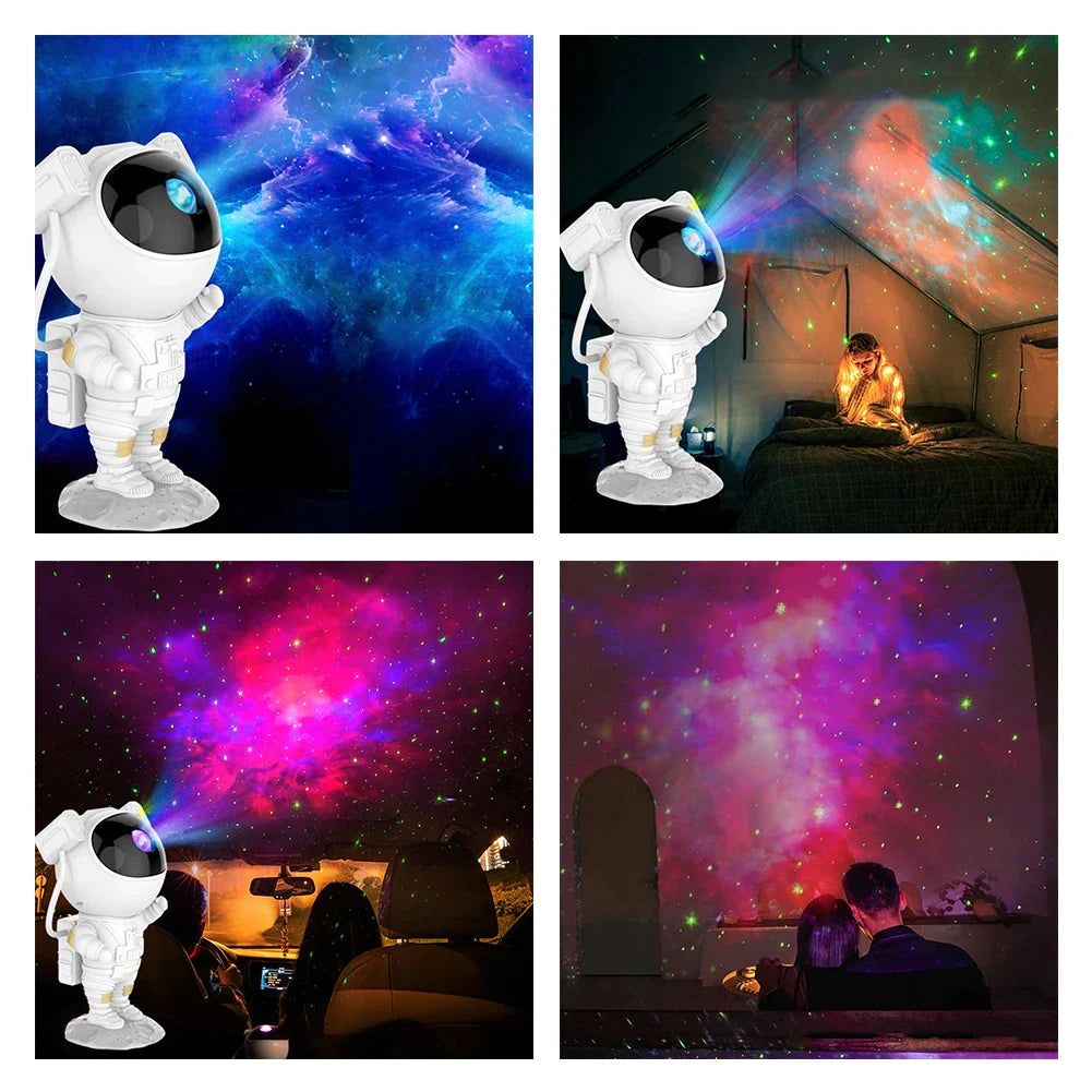 Astronaut Projector Galaxy Starry Sky Night Light Ocean Star LED Lamp 