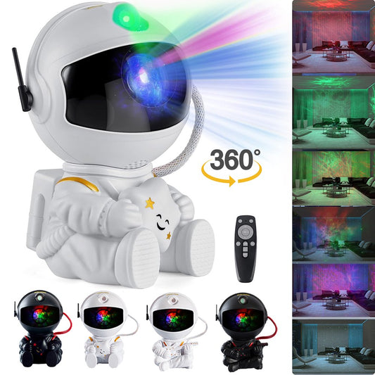 Astronaut Star Projector Galaxy Night Light