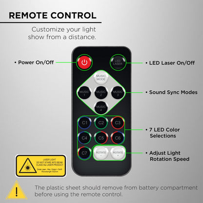 Galaxy Light Projector with LED Laser 