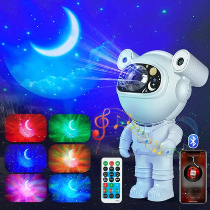 Galaxy Star Projector Starry Sky Night Light Astronaut Lamp 