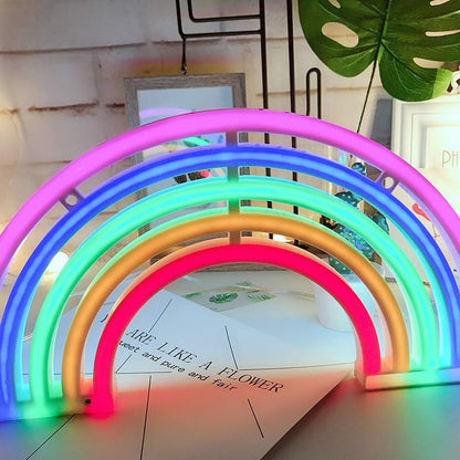 Cute Led Rainbow Neon Signs 